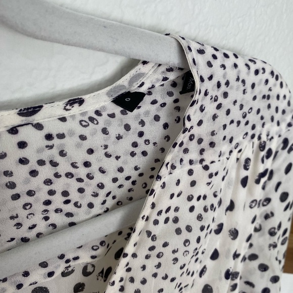 The Kooples Polka Dot Button Front Mini Dress - Picture 7 of 14